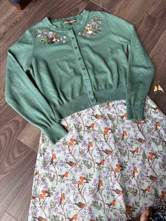 Princess Highway Sweaters - Princess Highway Robin Skirt + Cardigan Set (incl. earrings)